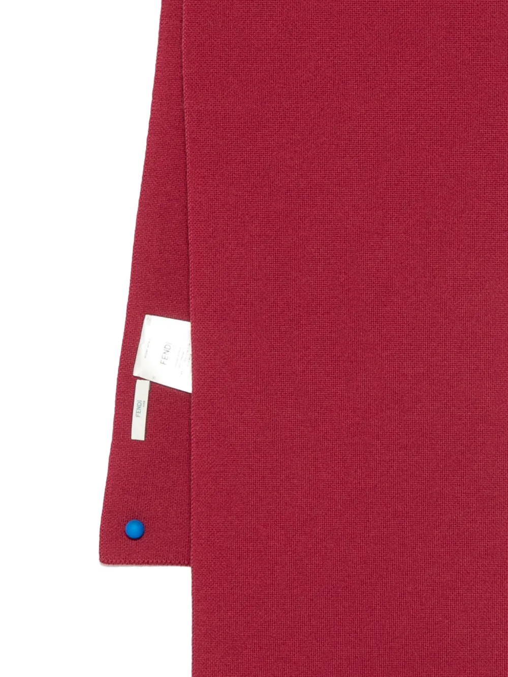 Fendi Kids Sjaal van scheerwol - Rood
