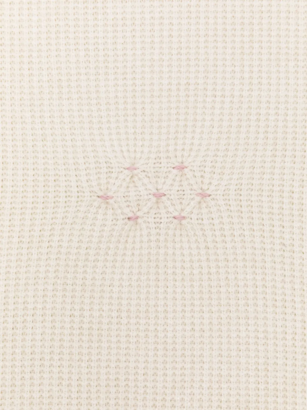 La Stupenderia Velvet Trim Blanket In Neutral
