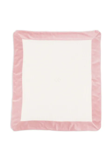 La Stupenderia manta con ribete de terciopelo