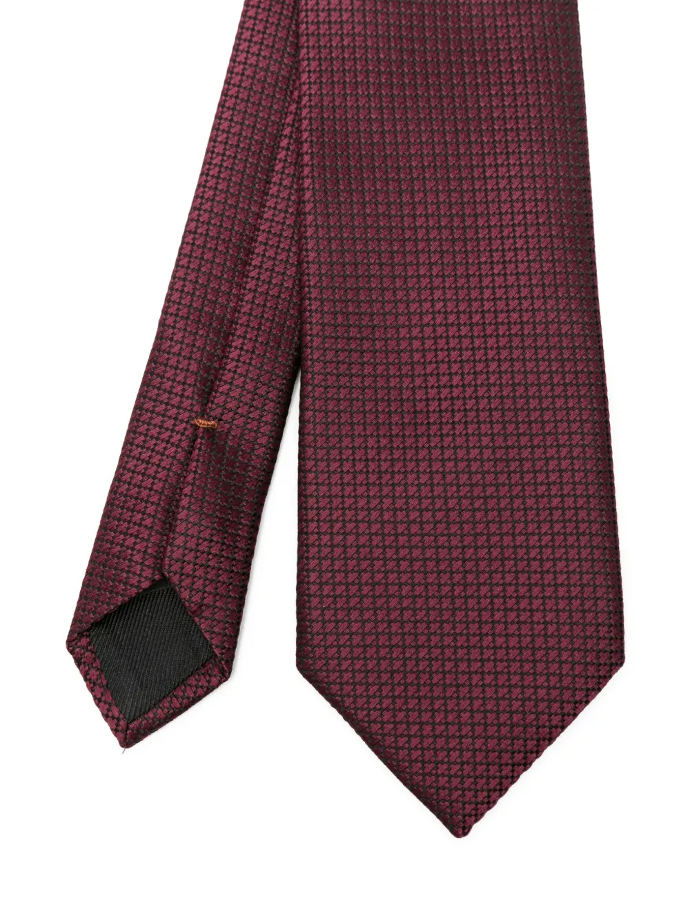 Zegna Zijden stropdas Rood