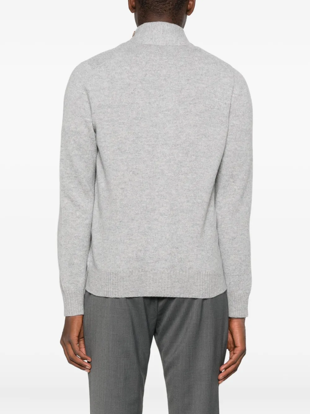 Gran Sasso Button-up Cardigan In Gray
