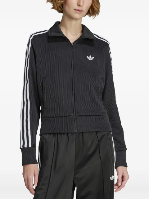 adidas stripes zip track jacket