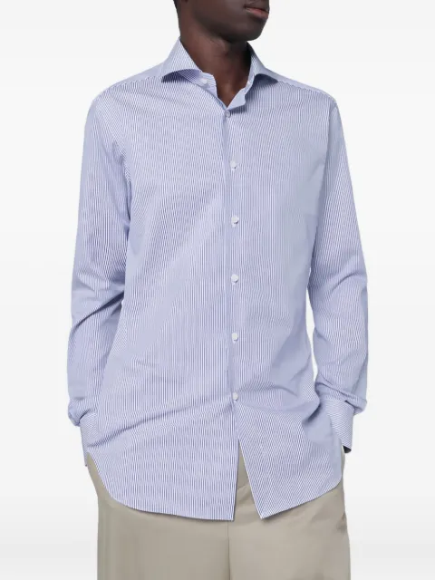 Xacus camisa manga larga con rayas estampadas
