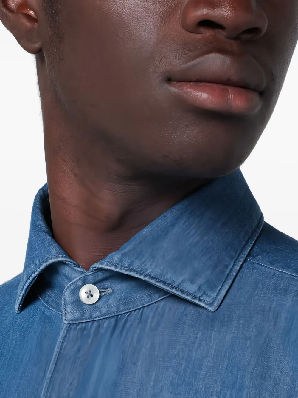 Xacus Denim Shirt In Blue