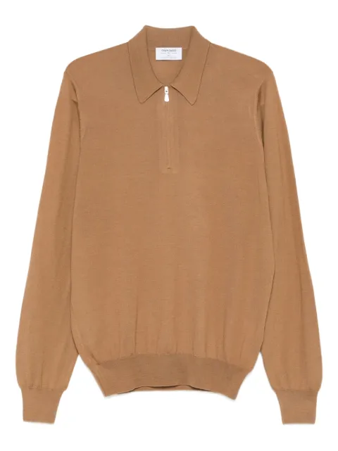 Gran Sasso half-zip polo sweater