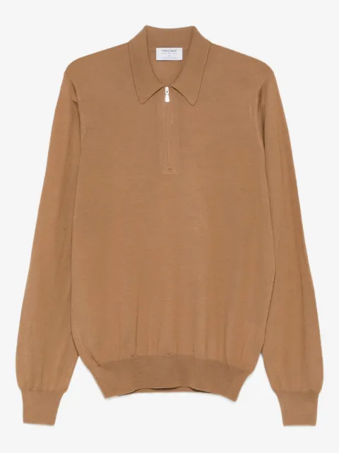Gran Sasso half-zip polo sweater