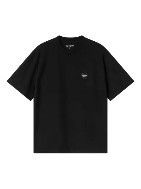 Carhartt WIP playera con motivo de corazón y mangas cortas