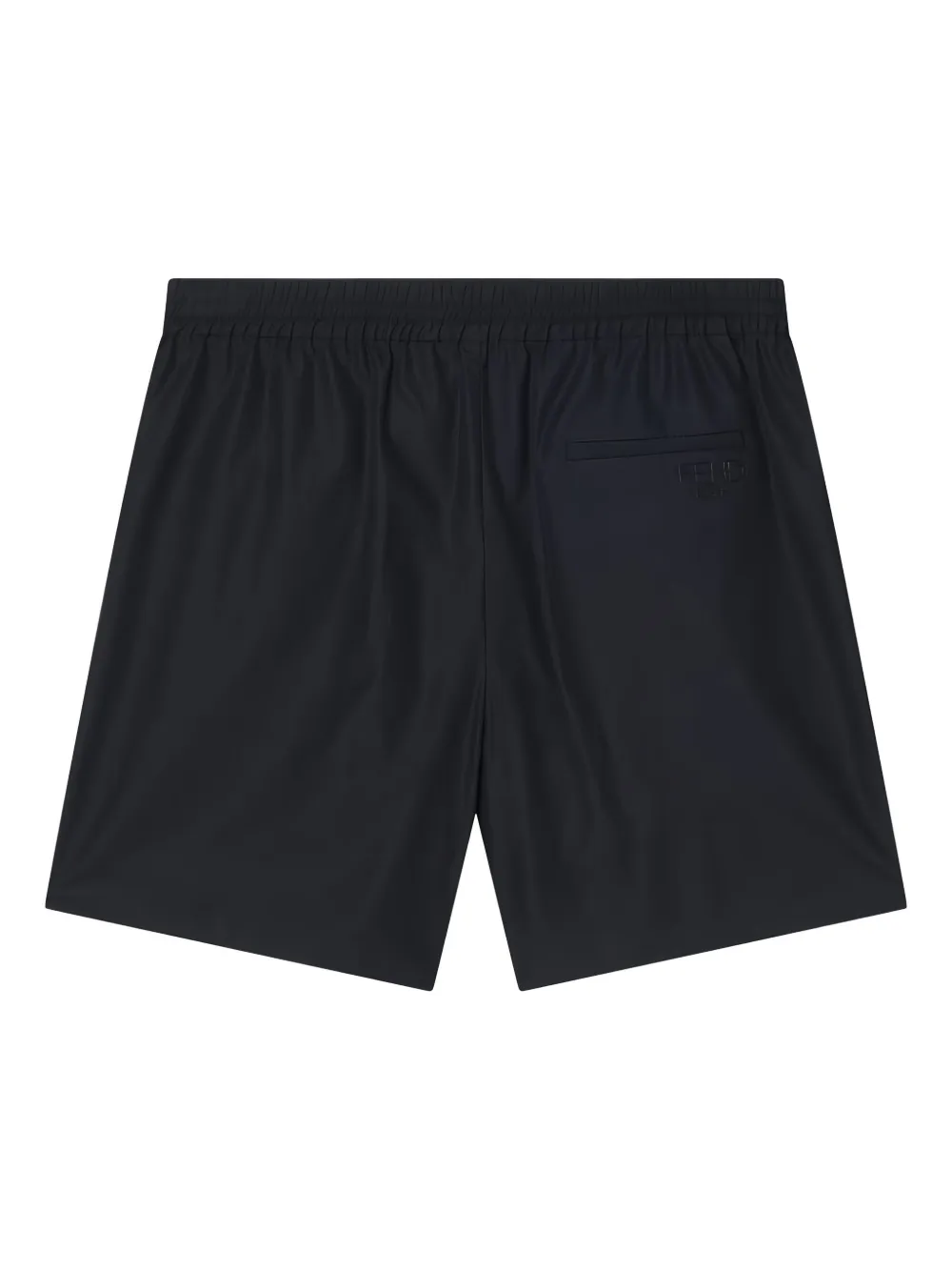 FENDI Bermuda shorts met elastische tailleband - Blauw