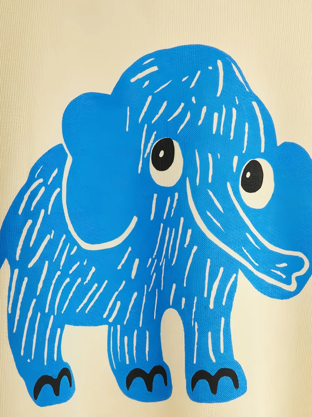 Mini Rodini Mammoth sweater met ronde hals Beige