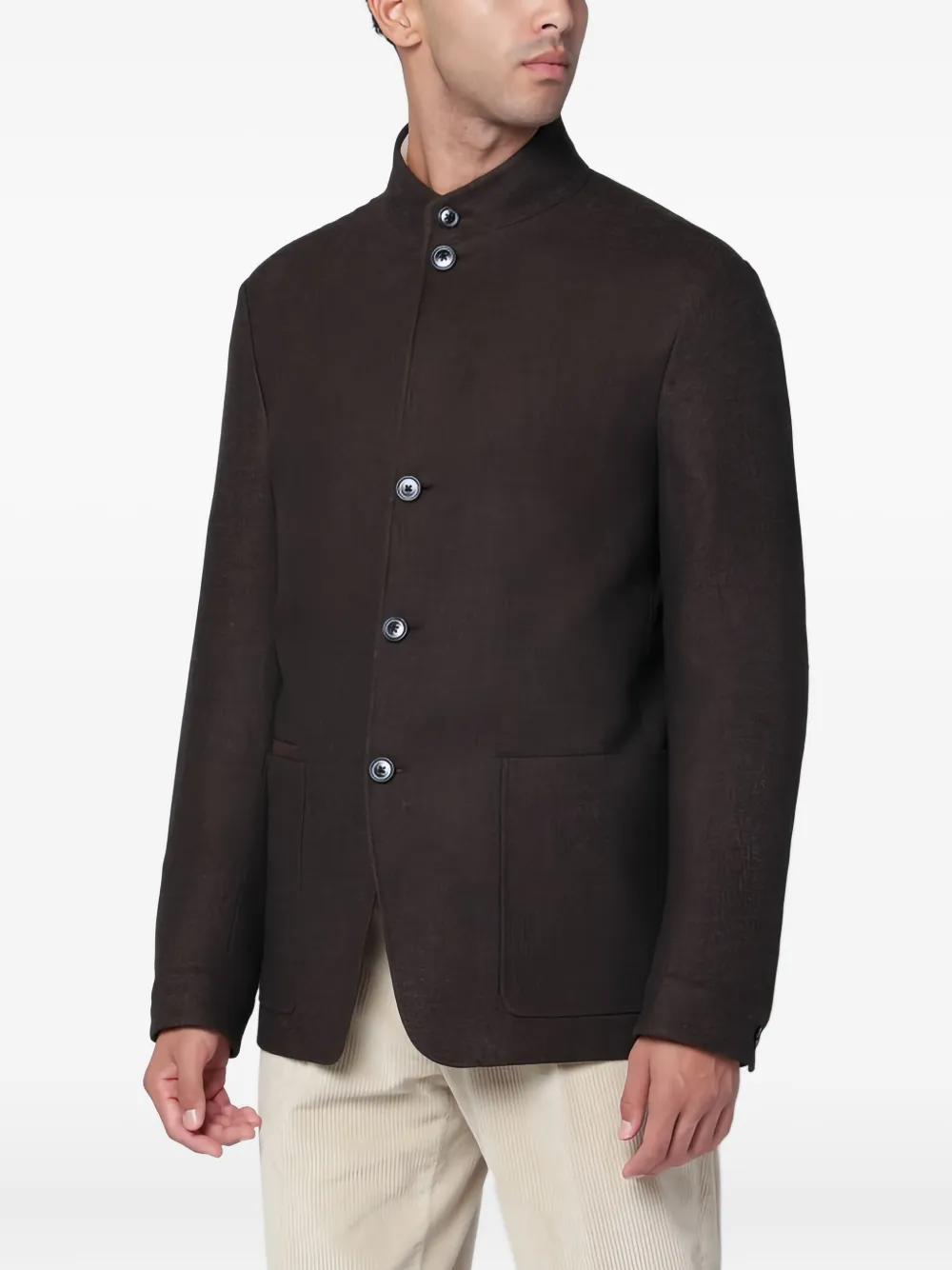 Zegna  Chore II stand up-collar jacket | marrón | Image 1