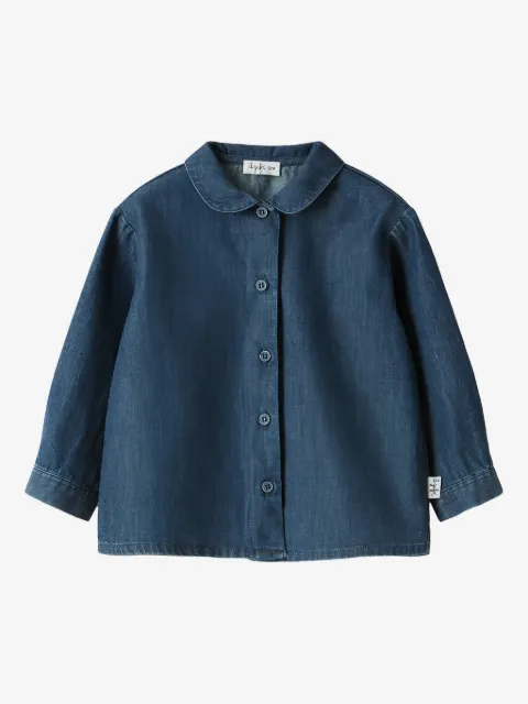 Il Gufo camisa manga larga con cuello Peter Pan
