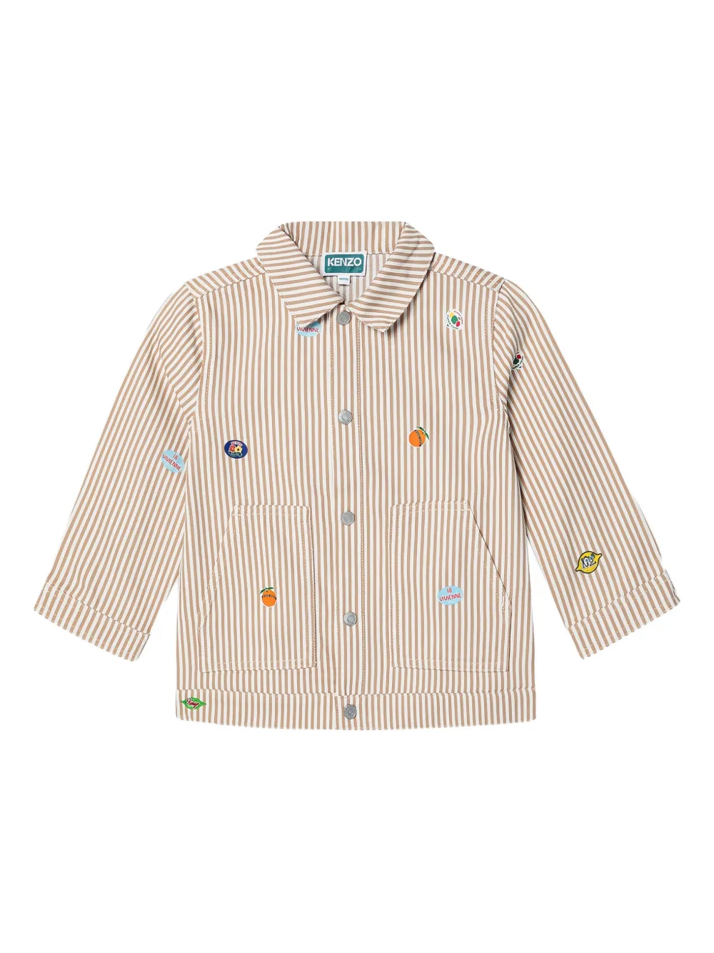 Kenzo Kids Giacca a righe - Toni neutri