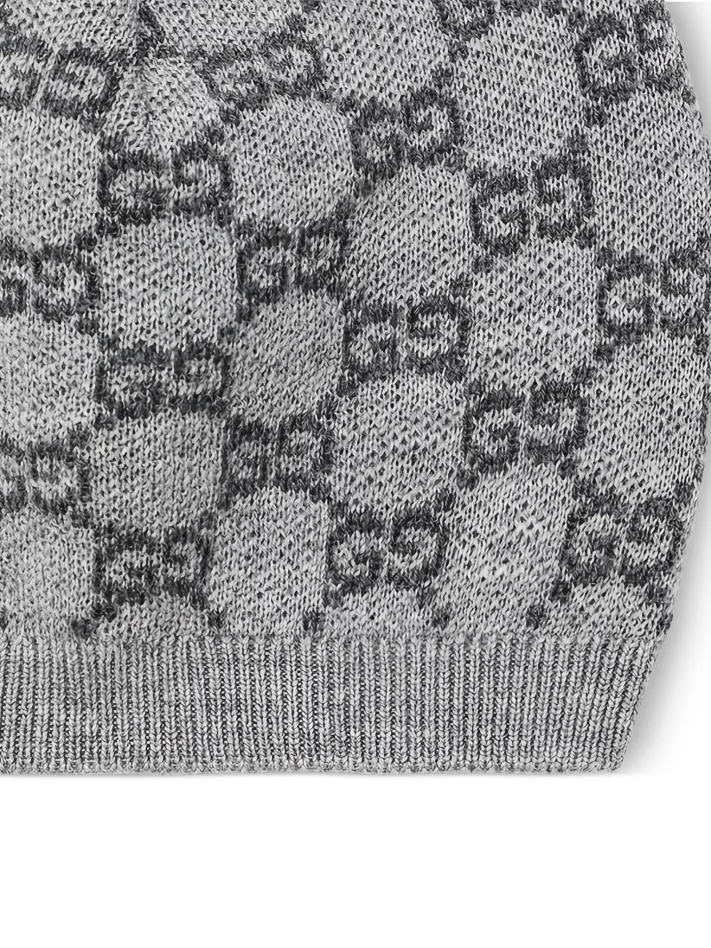 Gucci Kids Muts met logopatroon Grijs