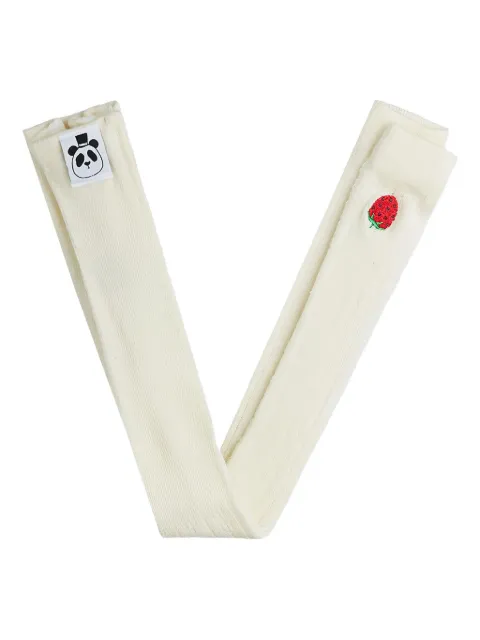 Mini Rodini Strawberry pointelle tights 