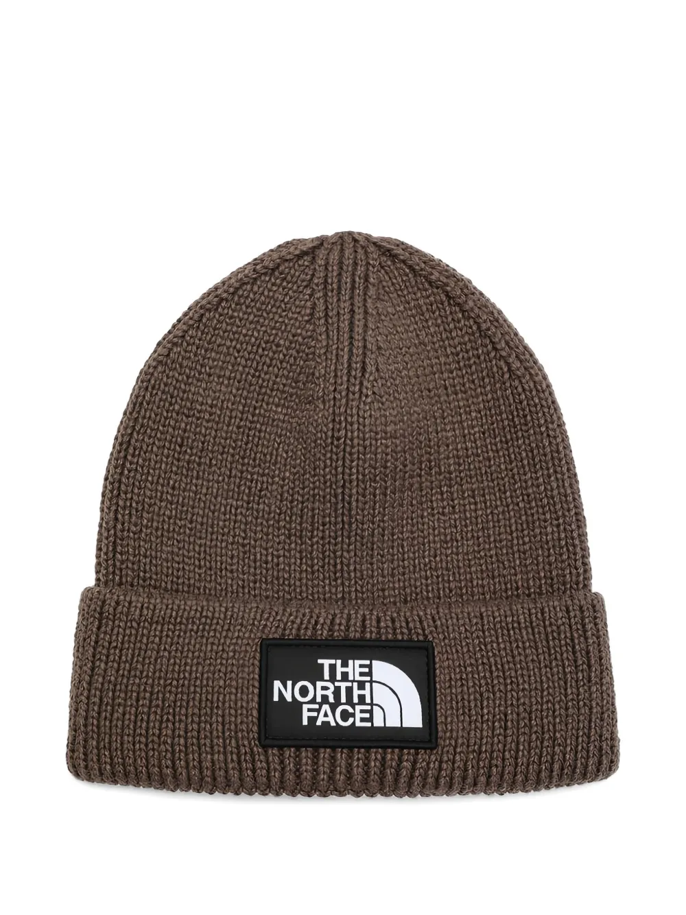 The North Face Kids ロゴ ビーニー - ブラウン The North Face Kids ロゴ ビーニー - ブラウン