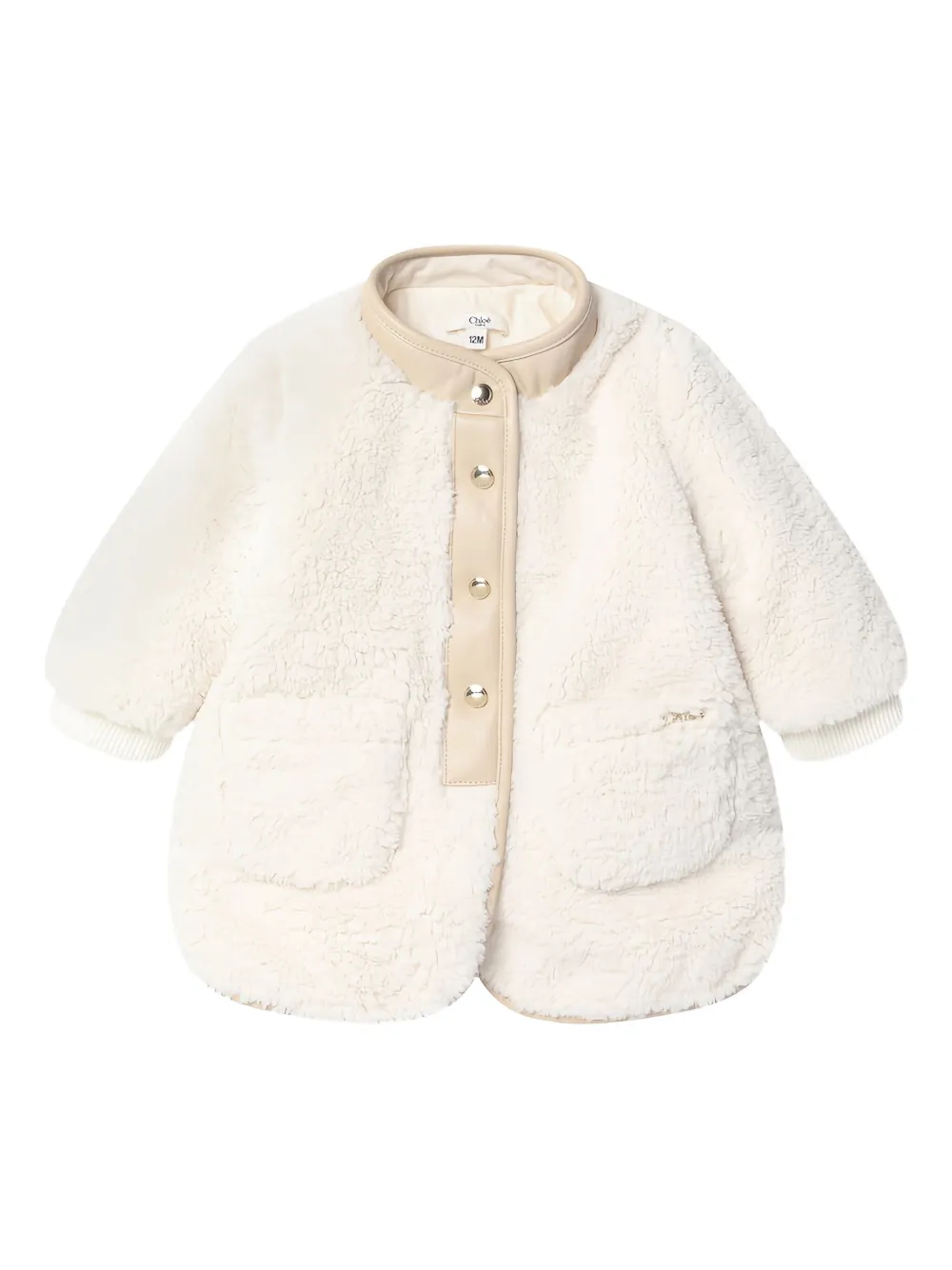 Chloé Kids Cappotto con bottoni - Toni neutri