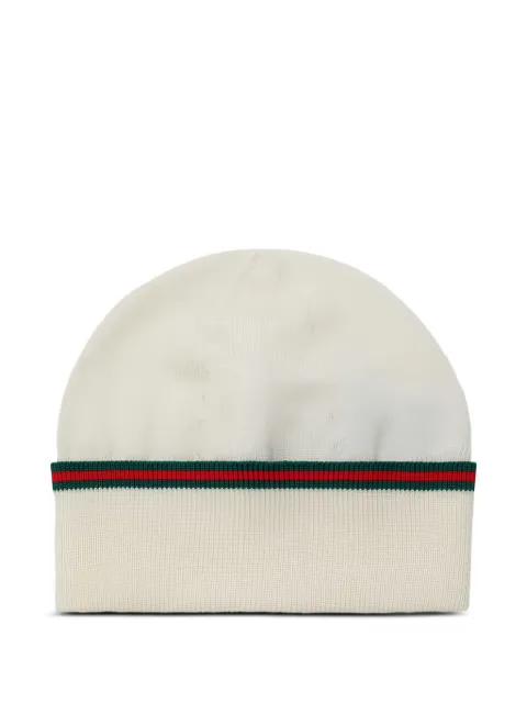Gucci Kids Web-detail beanie hat