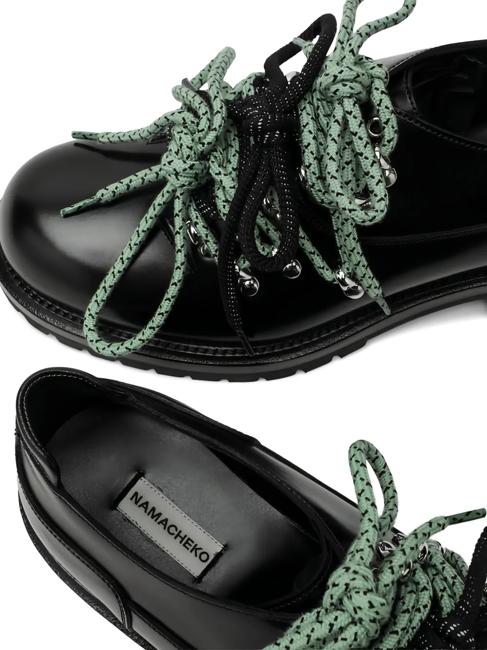 Namacheko Mountain derby veterschoenen met touw Zwart