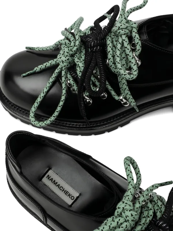 Namacheko Mountain Rope lace-up Derby Shoes | Black | FARFETCH