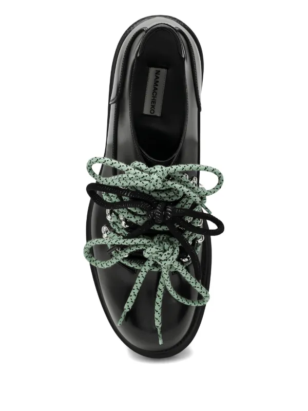 Namacheko Mountain Rope lace-up Derby Shoes | Black | FARFETCH
