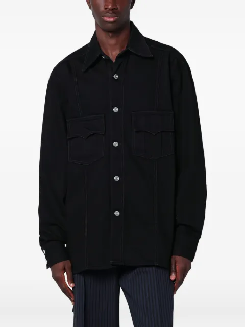 Namacheko Pocket denim shirt