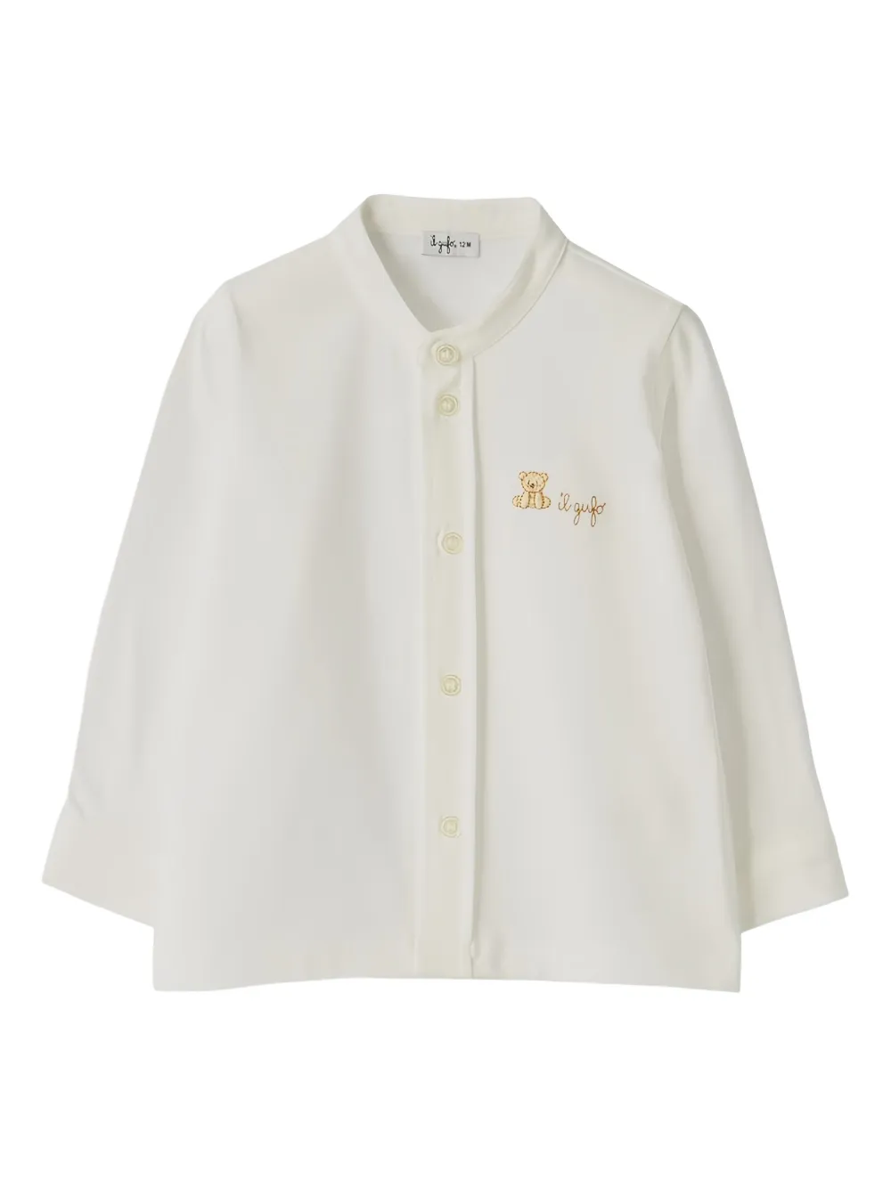Il Gufo long-sleeve shirt - Bianco