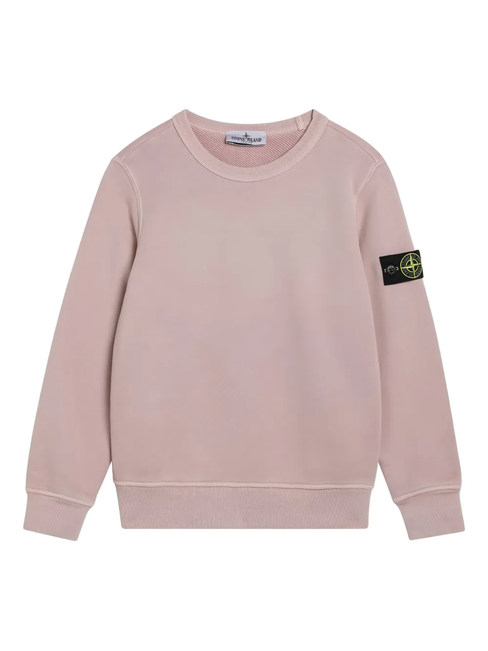 Stone Island Junior patch crewneck top | Pink | Image 1