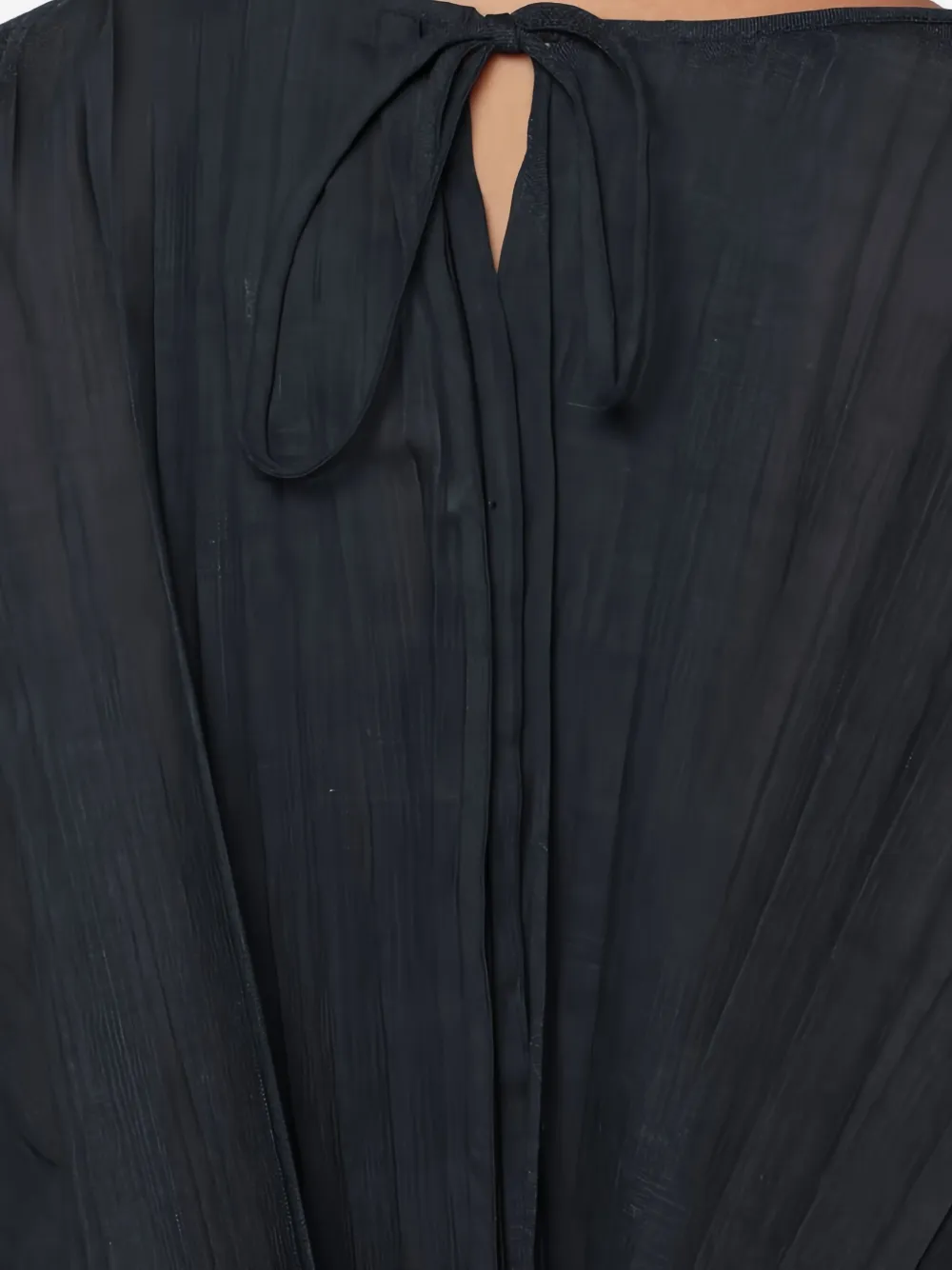 MARK KENLY DOMINO TAN Plissé blouse Zwart