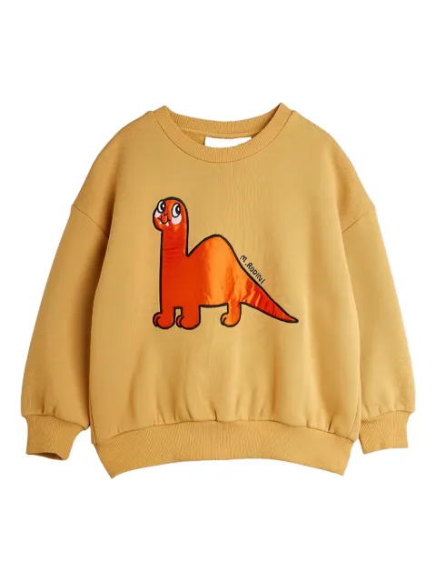 Mini Rodini dinosaur-detail round-neck sweatshirt