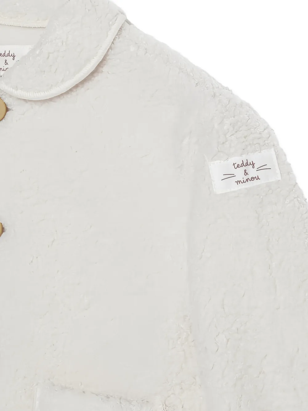  Teddy & Minou Patch Pocket Jacket - Neutrals 