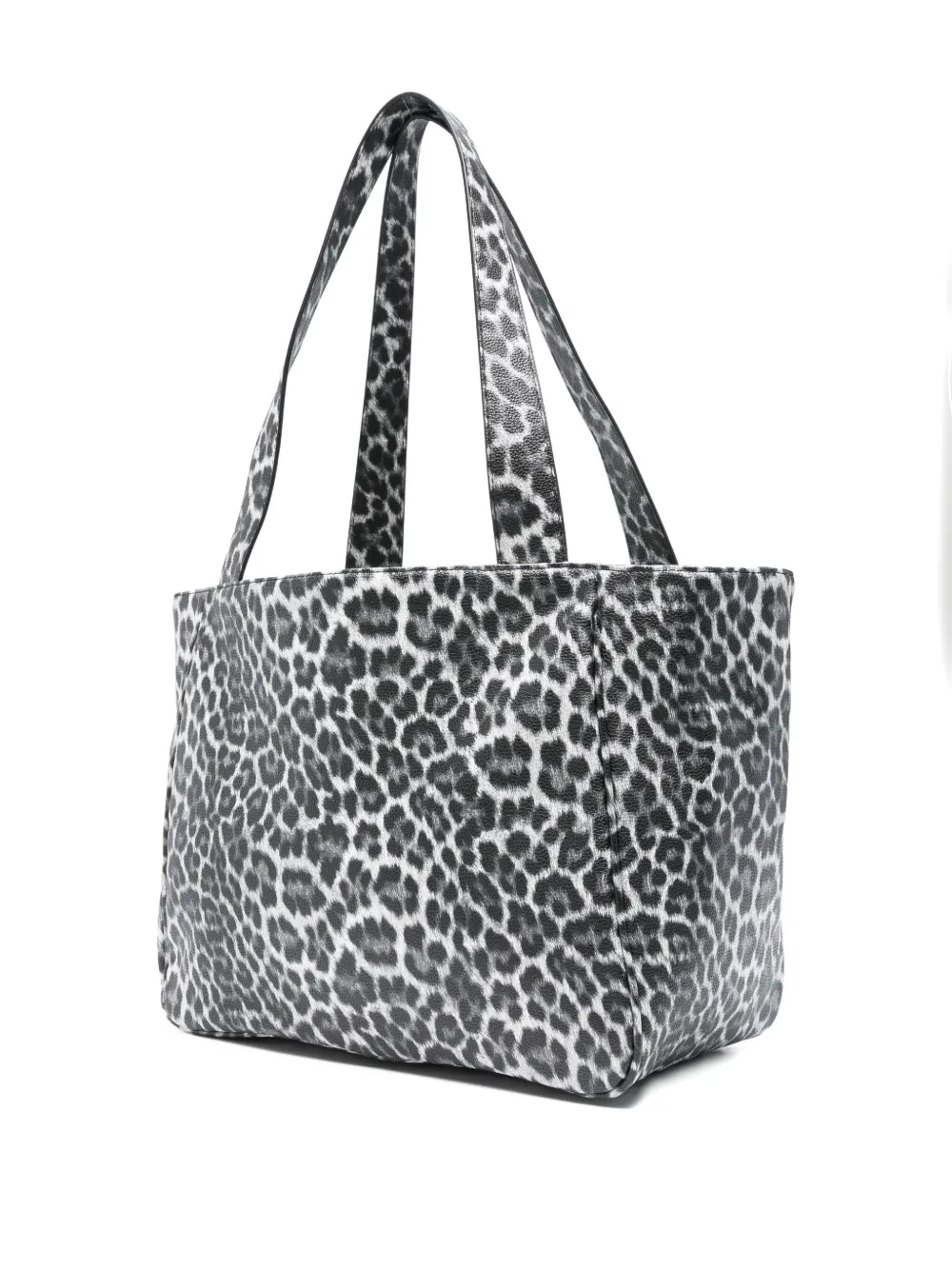 Marc Ellis Leopard-print Shoulder Bag In Black