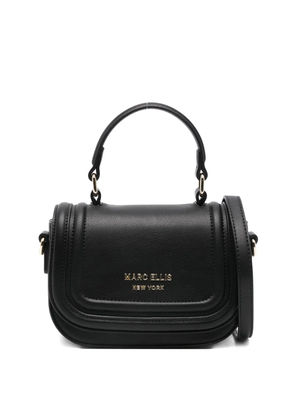 Marc Ellis Glossy Tote Bag In Black