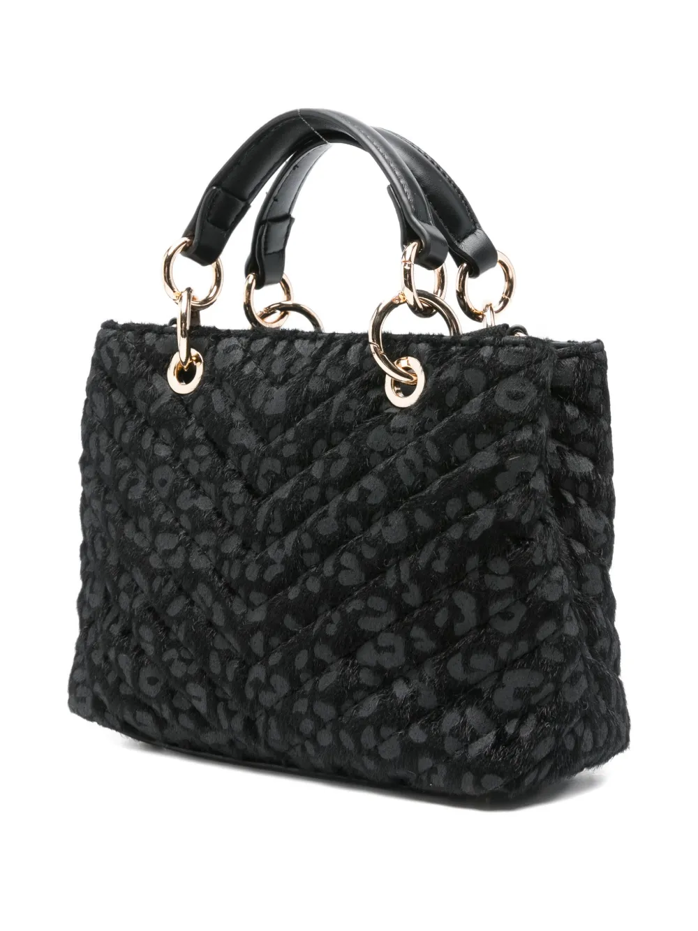 Marc Ellis Quilted Shoulder Bag In Black