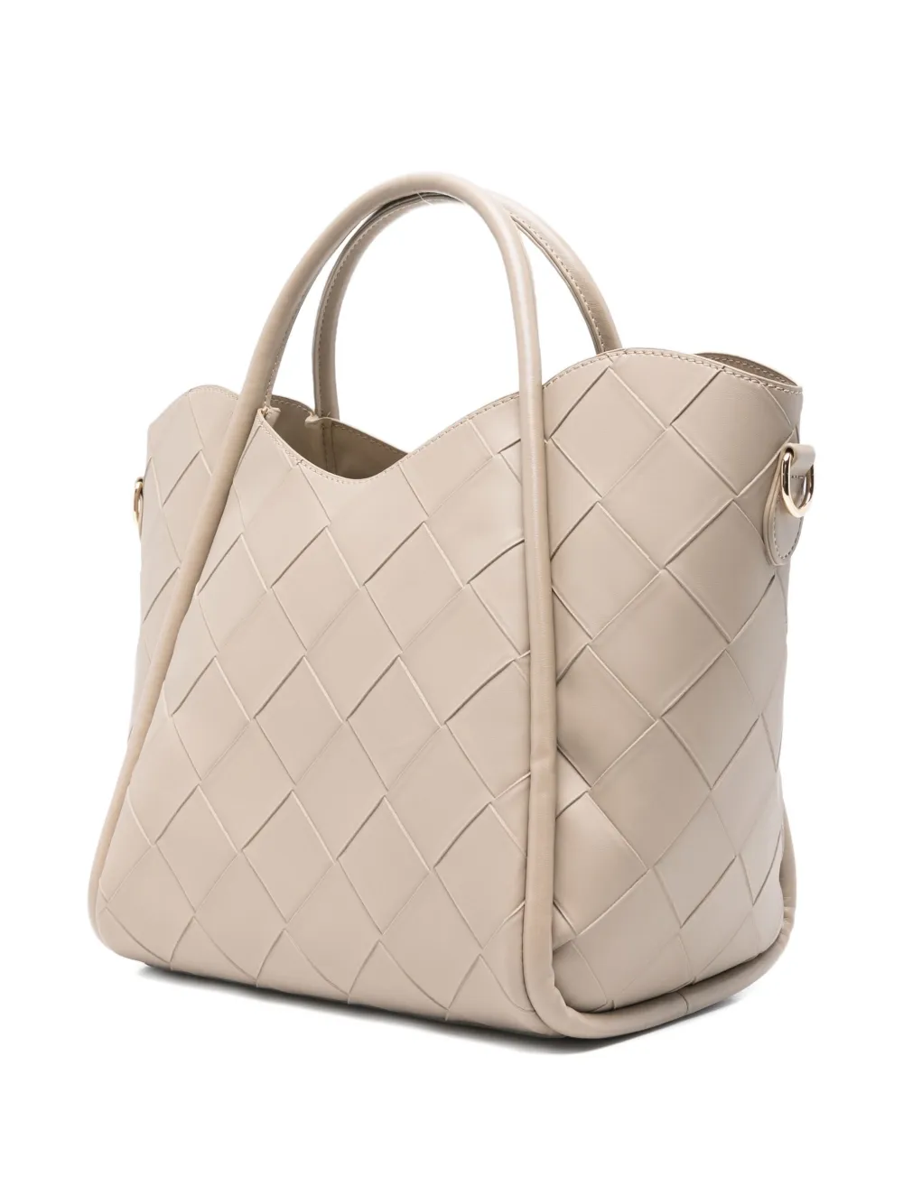 Marc Ellis Logo-patch Tote Bag In Neutral