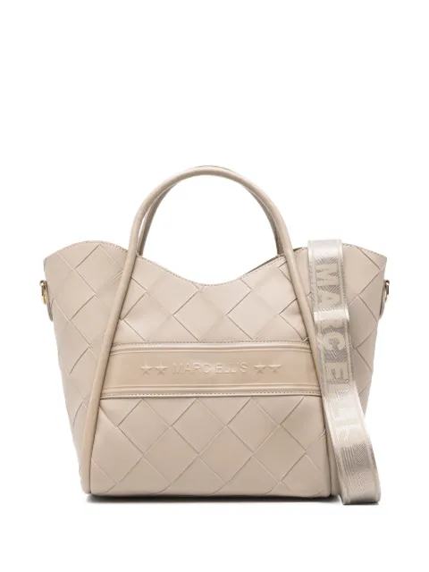 Marc Ellis logo-patch tote bag
