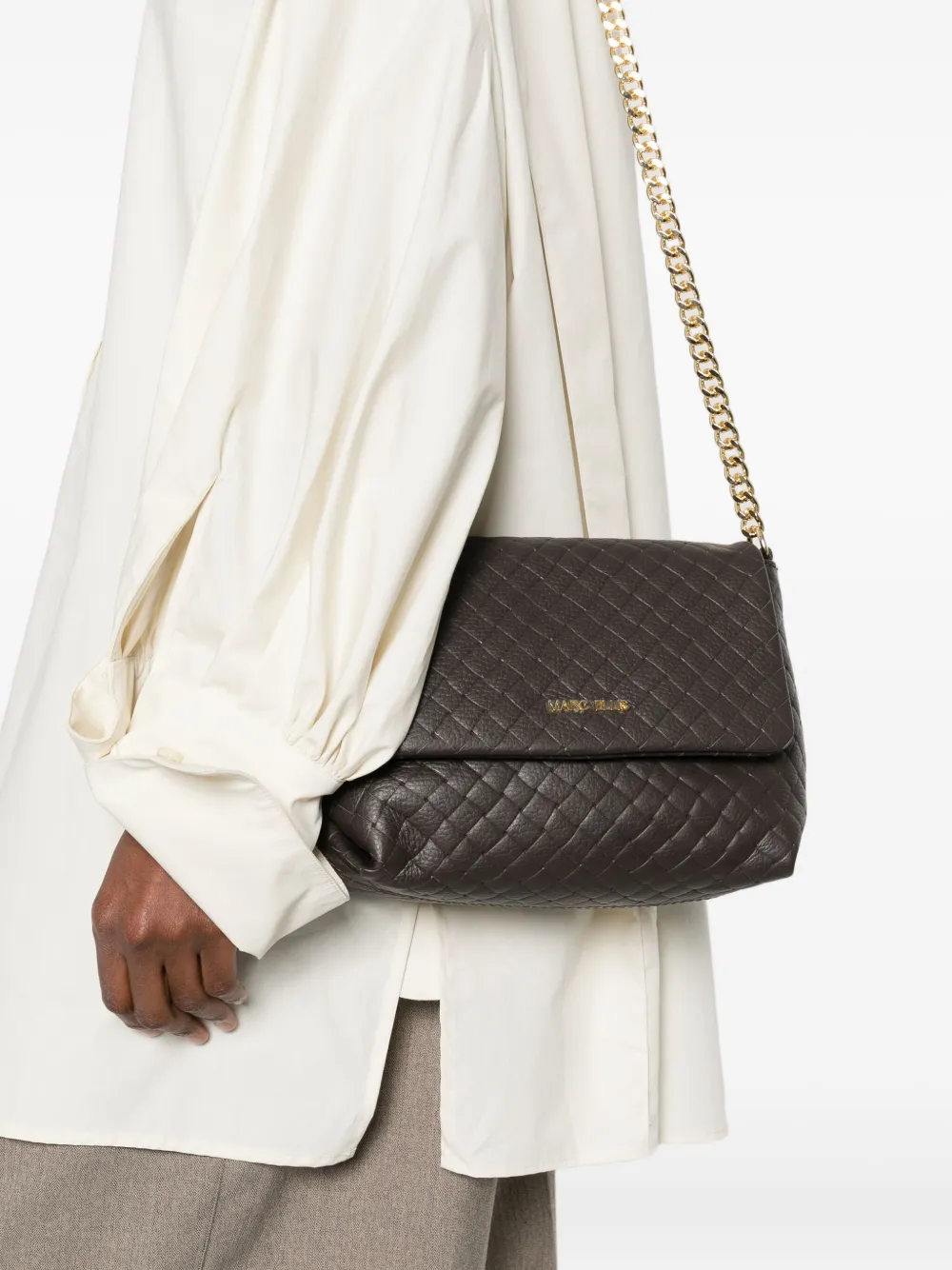 Marc Ellis Sia Shoulder Bag In Brown