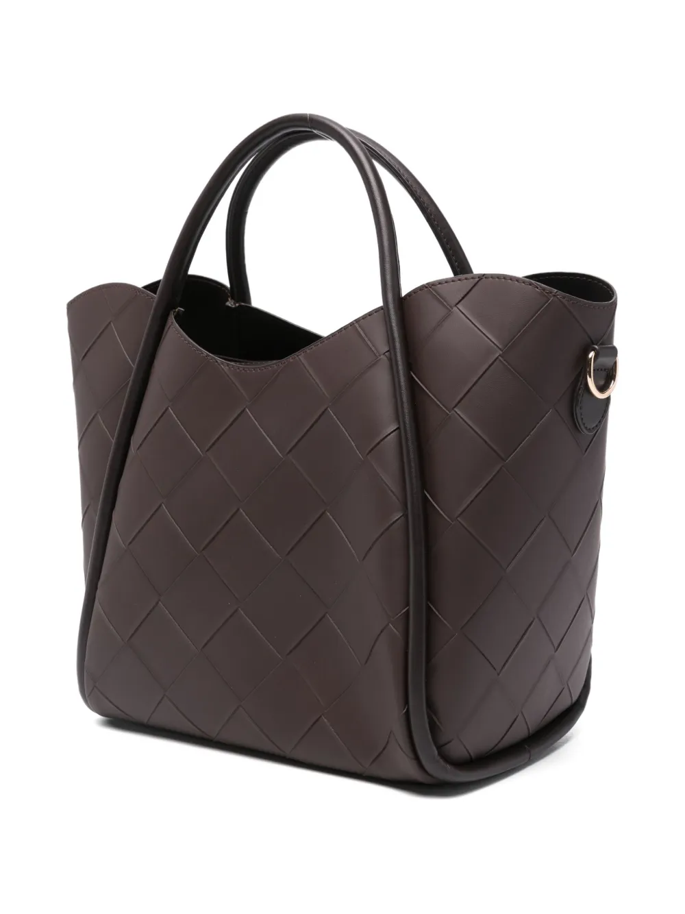 Marc Ellis Top-handles Logo-embossed Shoulder Bag In Brown