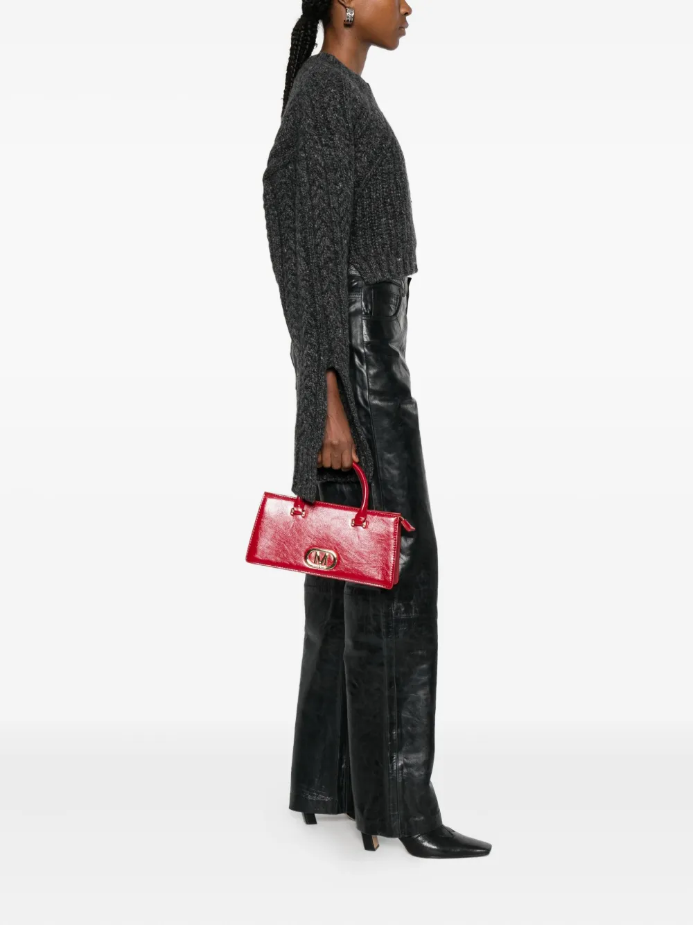 Marc Ellis Faux-leather Tote Bag In Red