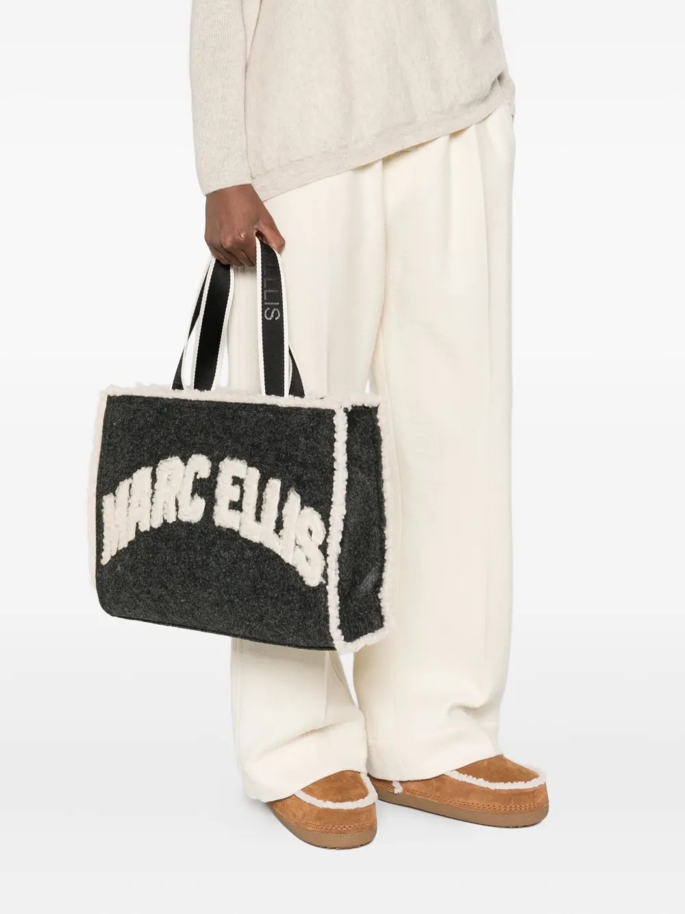 Marc Ellis Bolsa com acabamento de pelos | Image 2