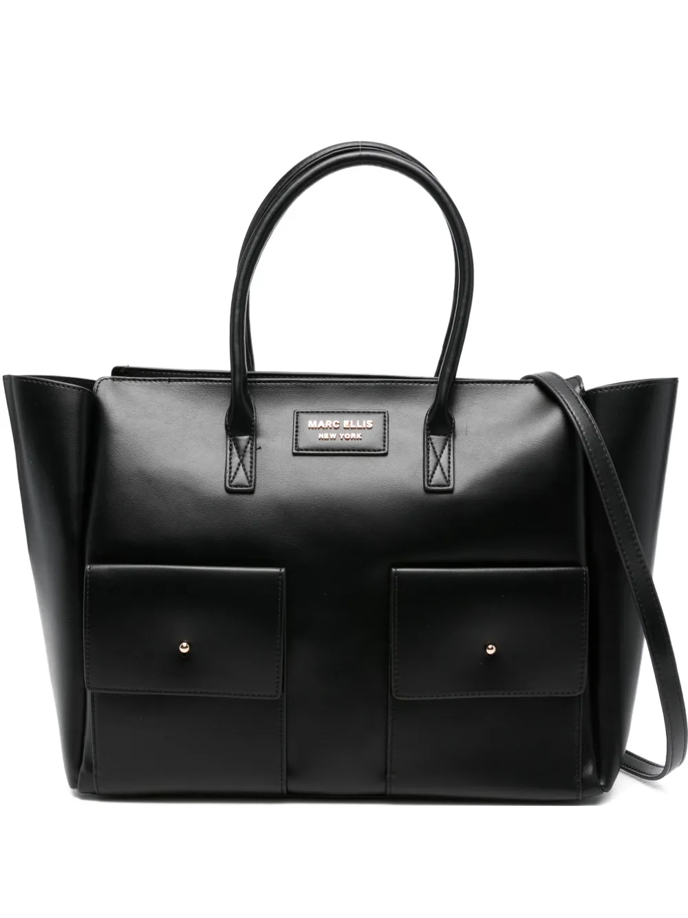 Marc Ellis Wave Tote Bag In Black
