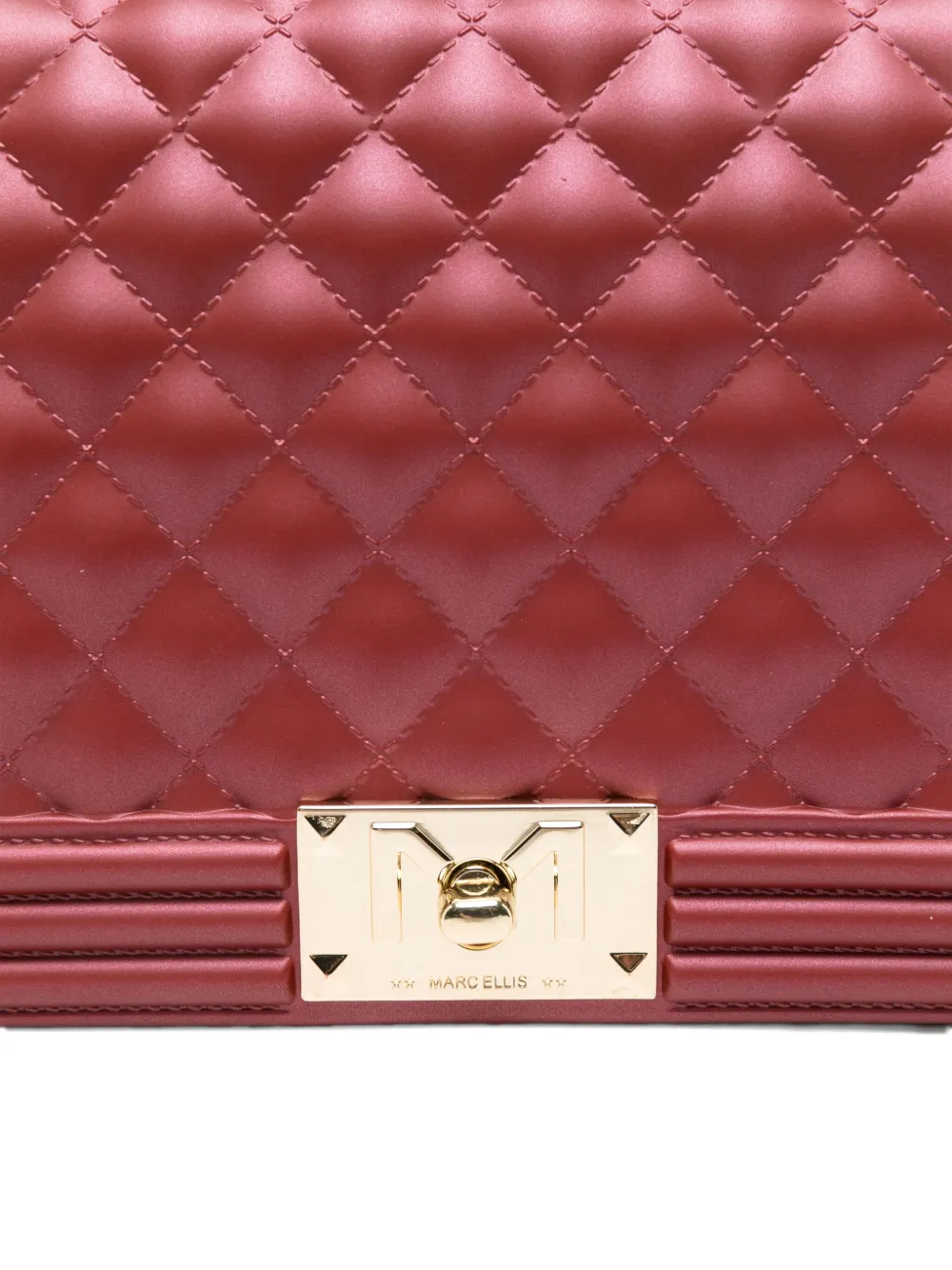 Marc Ellis Square Tote Bag In Red