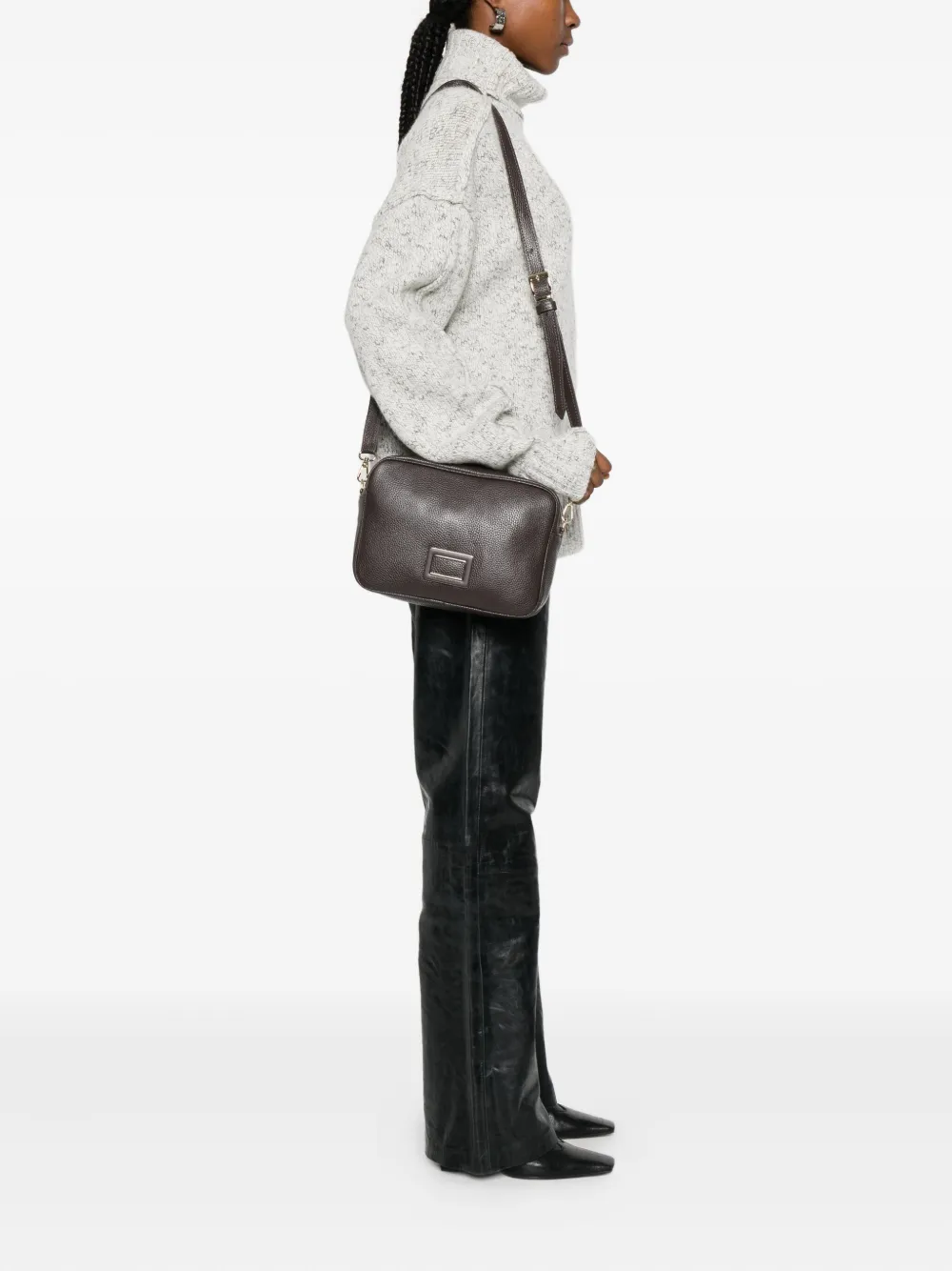 Marc Ellis rectangle logo-plaque shoulder bag | Image 2