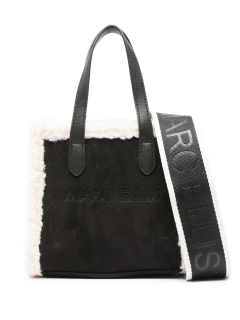 Marc Ellis shearling-trim shoulder bag