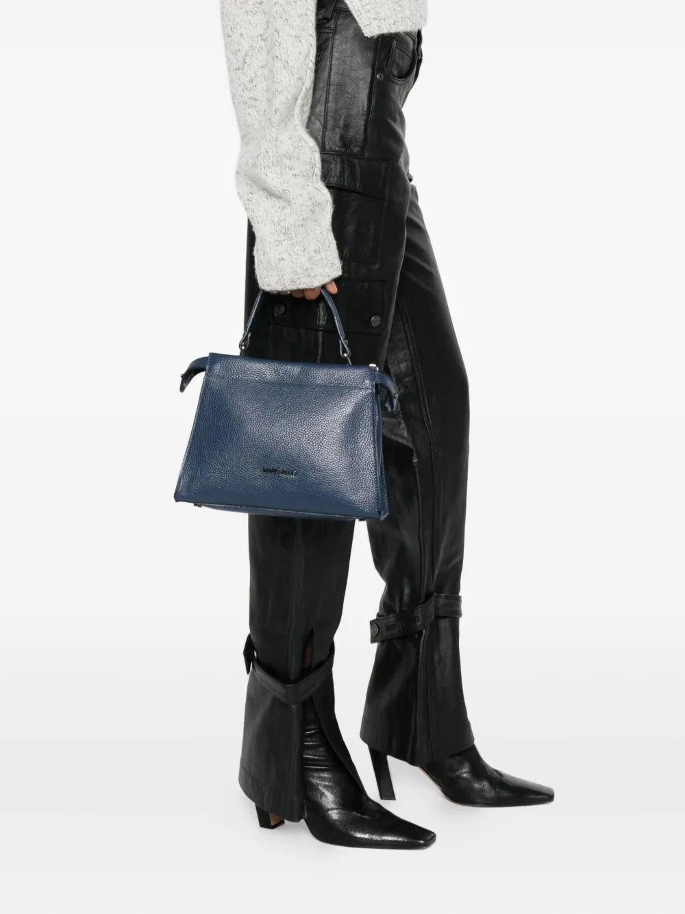 Marc Ellis top-handle tote bag - Blauw