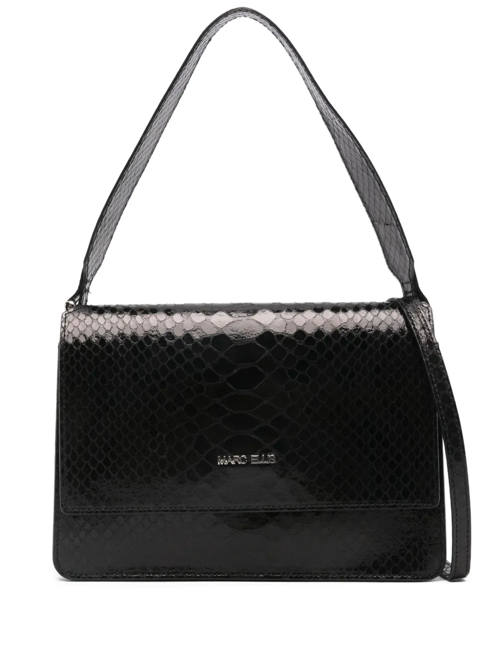 Marc Ellis embossed-effect shoulder bag | Black | Image 1