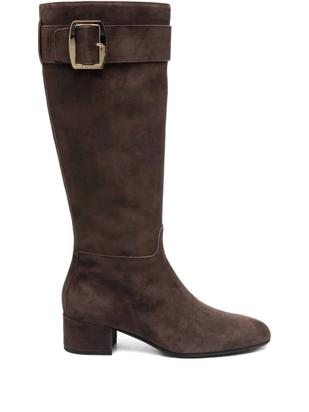 Bally Buckled Boots In Brown