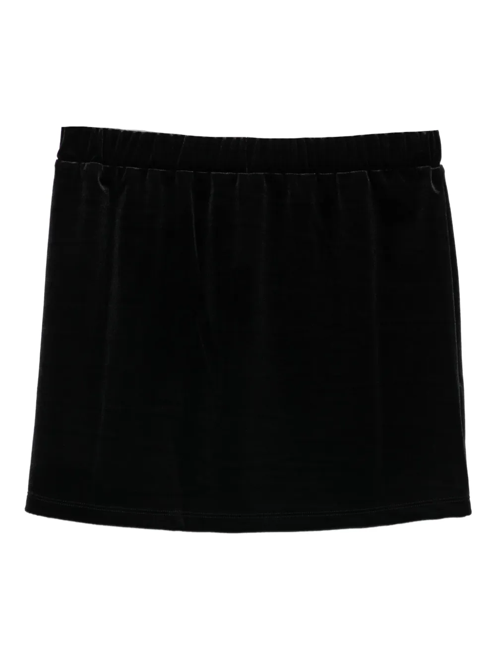 TWINSET Kids logo-plaque velvet skirt | Casual Skirts | Image 2