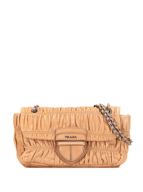 Prada Pre-Owned 2000-2025 Nappa Gaufre Flap crossbody bag