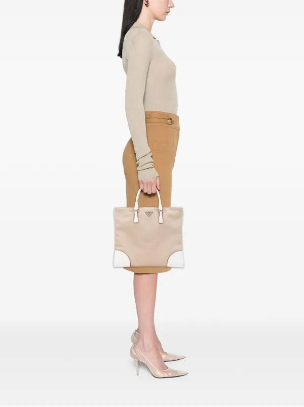 Prada Pre-Owned 2010-2020 チンギアーレトリム キャンバス カナパ