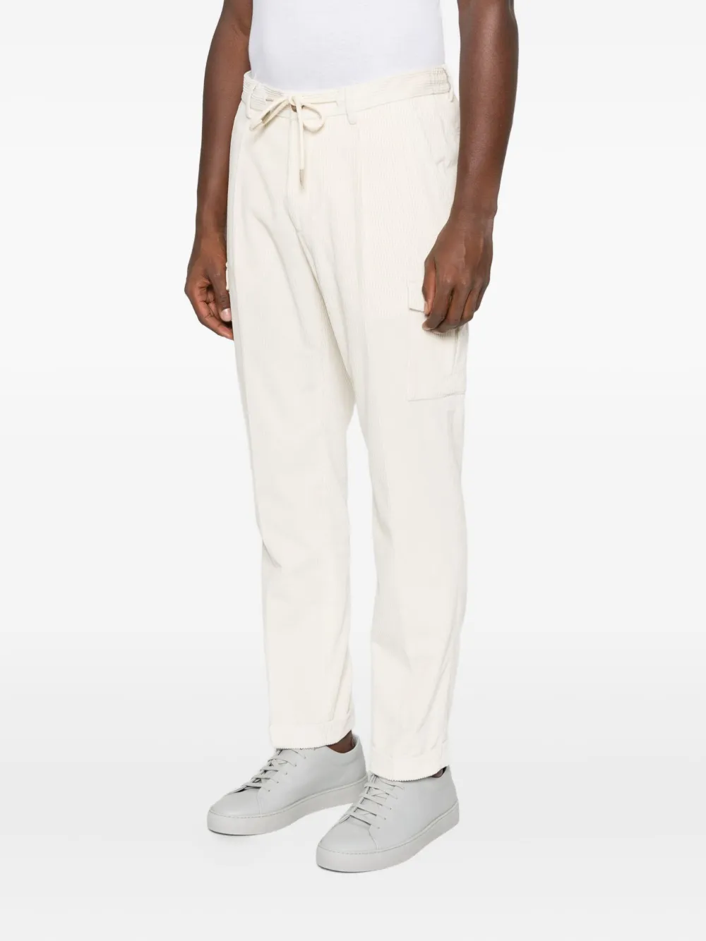 Gran Sasso Drawstring-waist Cargo Pants In Neutral